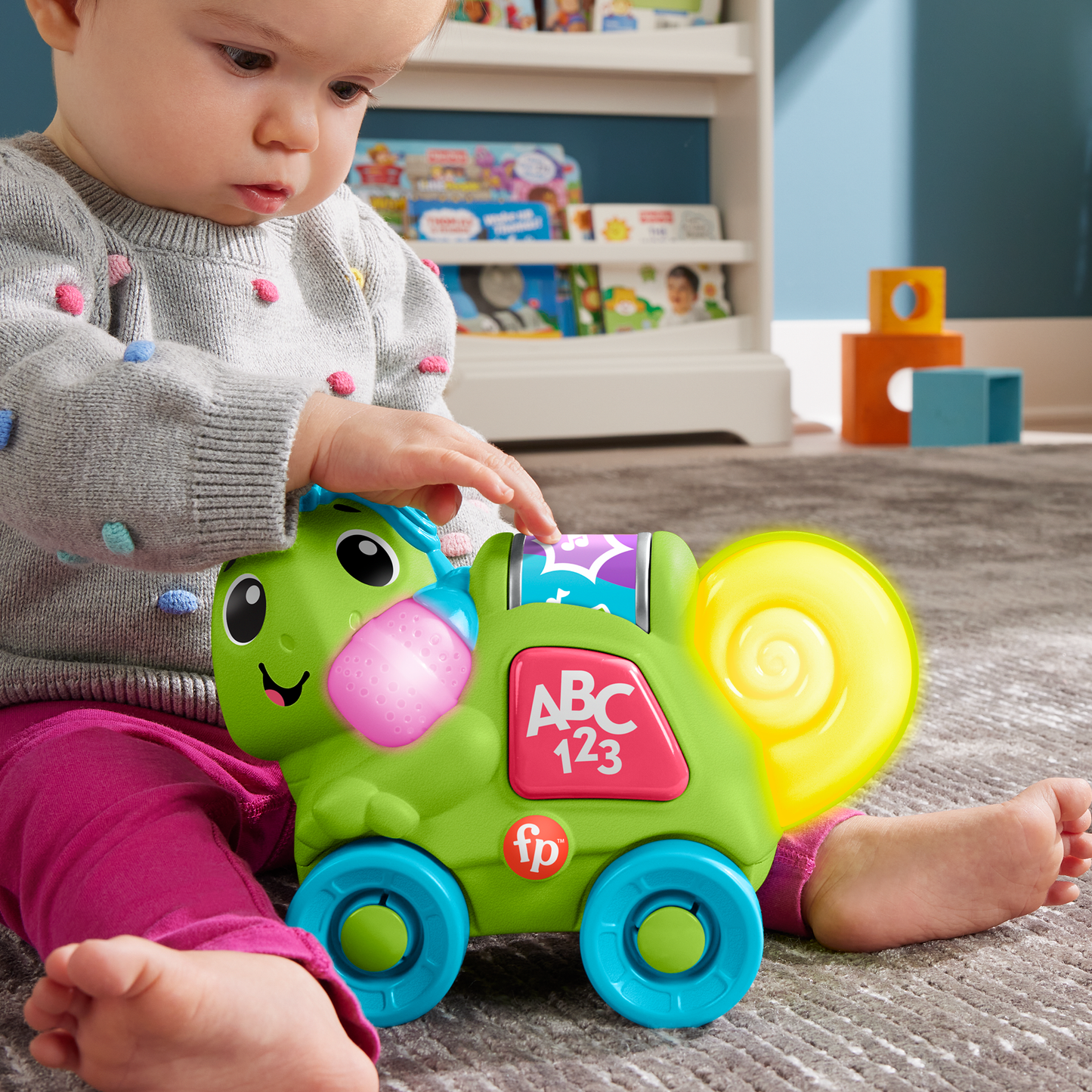 Fisher-Price Juguete para Bebés Escuadrón Musical Camaleón Gatea Conmigo