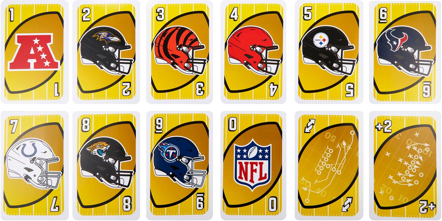 Giant UNO NFL Game For Kids, Adults & Family Night