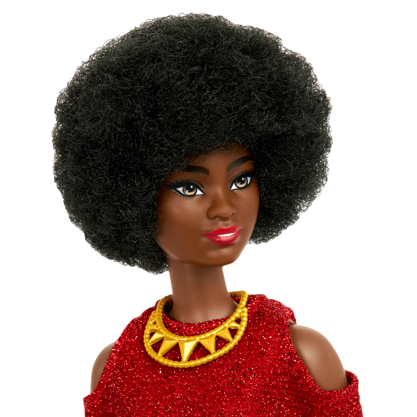 Barbie Fashionista Muñeca Vestido Rojo Brillante