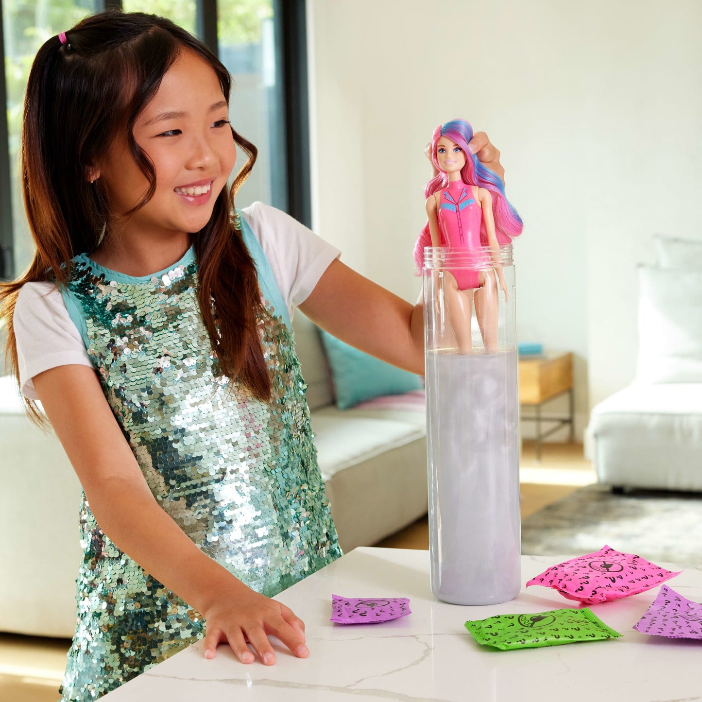 Barbie Color Reveal Boneca Moda Disco