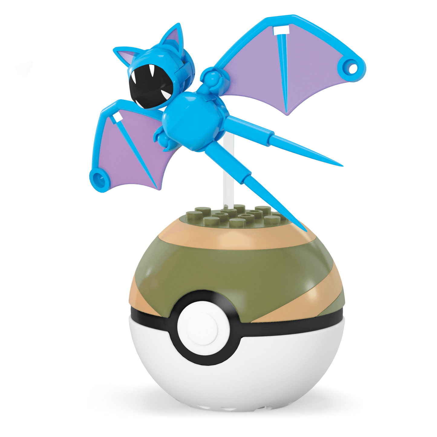 MEGA Pokémon Pikachu & Zubat Building Toy Kit, 2 Action Figures (40 Pieces) For Kids