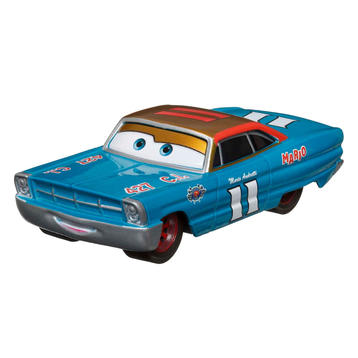 Carros da Disney e Pixar Diecast Veículo de Brinquedo Mario Andretti