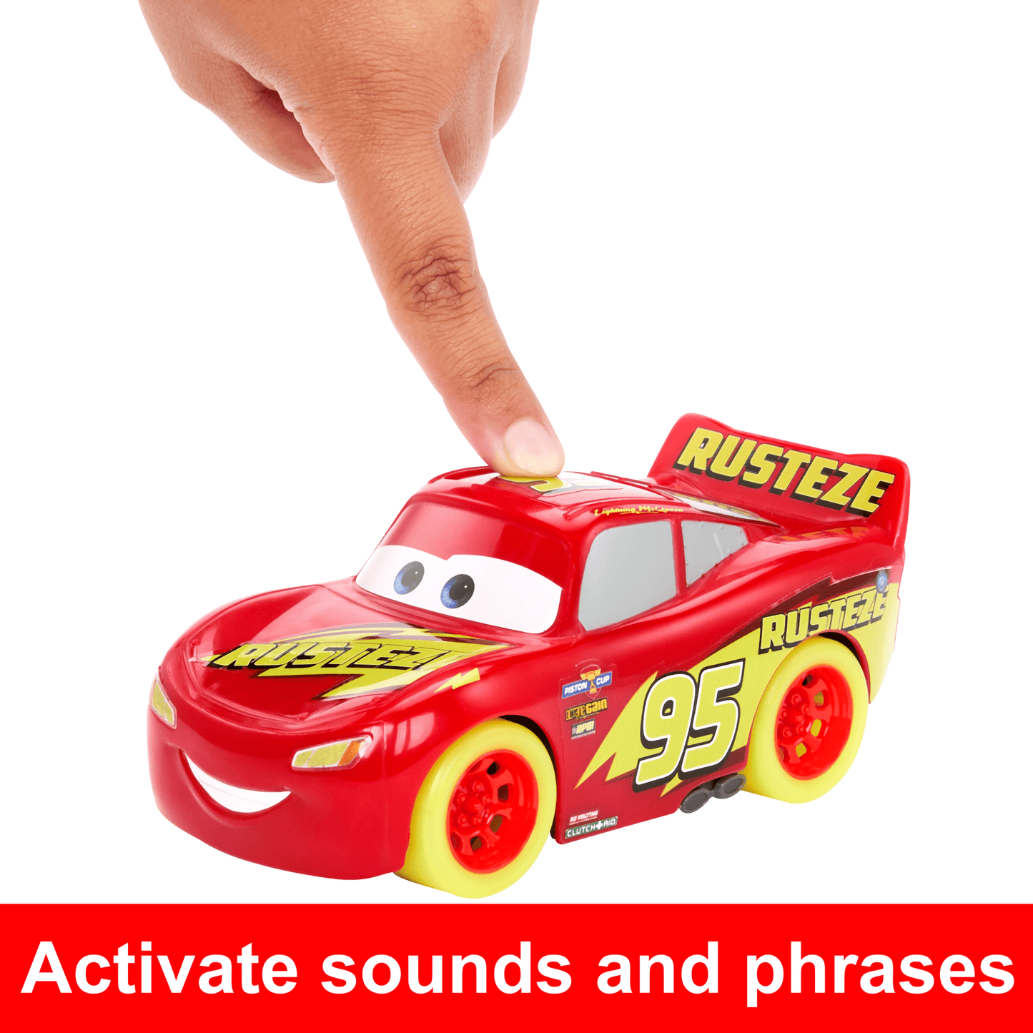 Disney And Pixar Cars Track Talkers Glow Racers Lightning Mcqueen & Jackson Storm 2-Pack