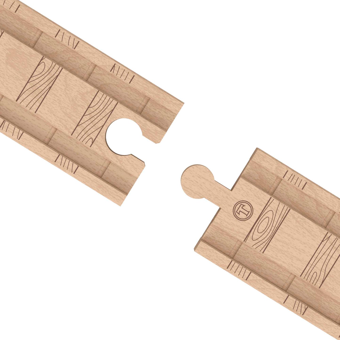 Fisher-Price Thomas et ses Amis Piste en Bois Coffret D’Extension de Piste Clackety Track