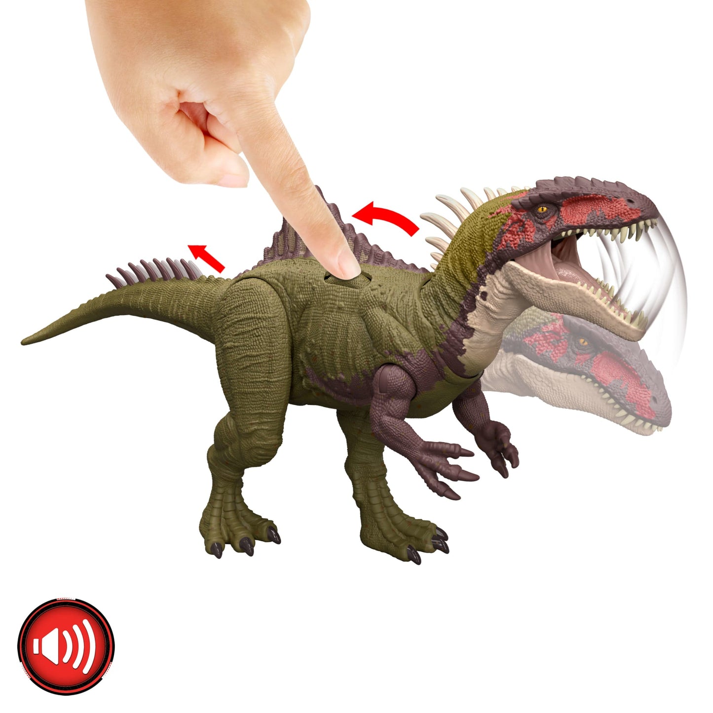 Jurassic World-Affrontement Féroce-Figurine Articulée Becklespinax