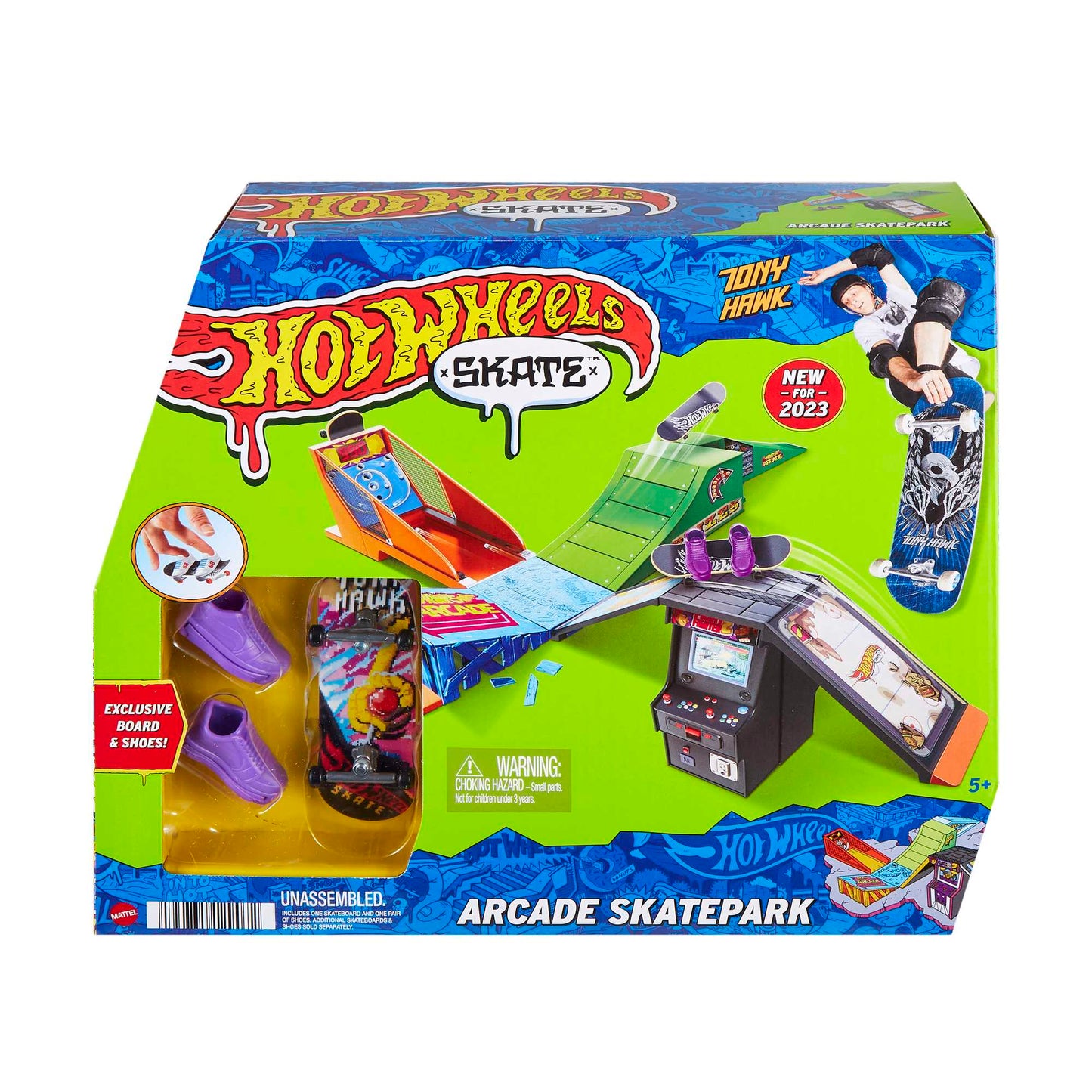Hot Wheels Skate Pista de Brinquedo Set Arcade