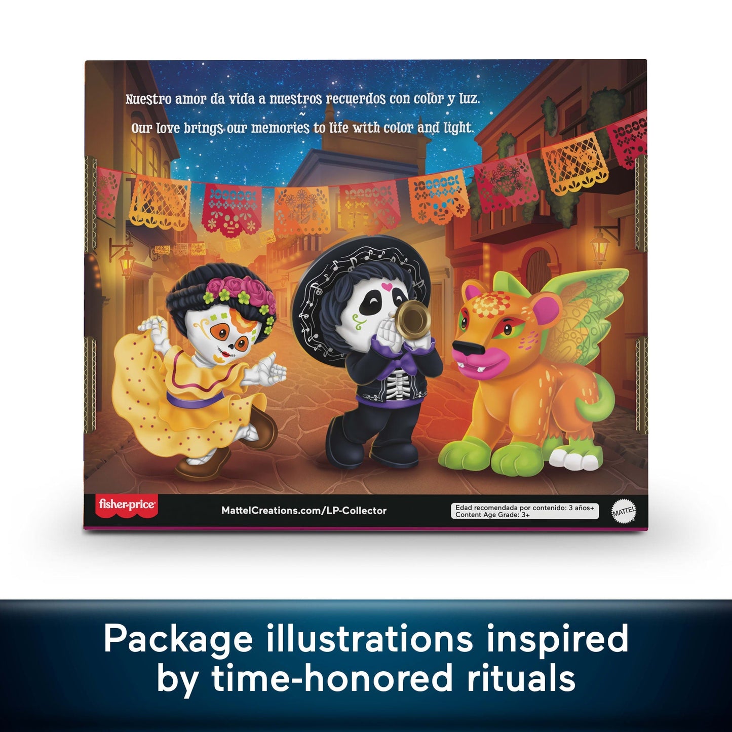 Little People Collector Día De Muertos Special Edition Set For Adults & Fans, 3 Figures