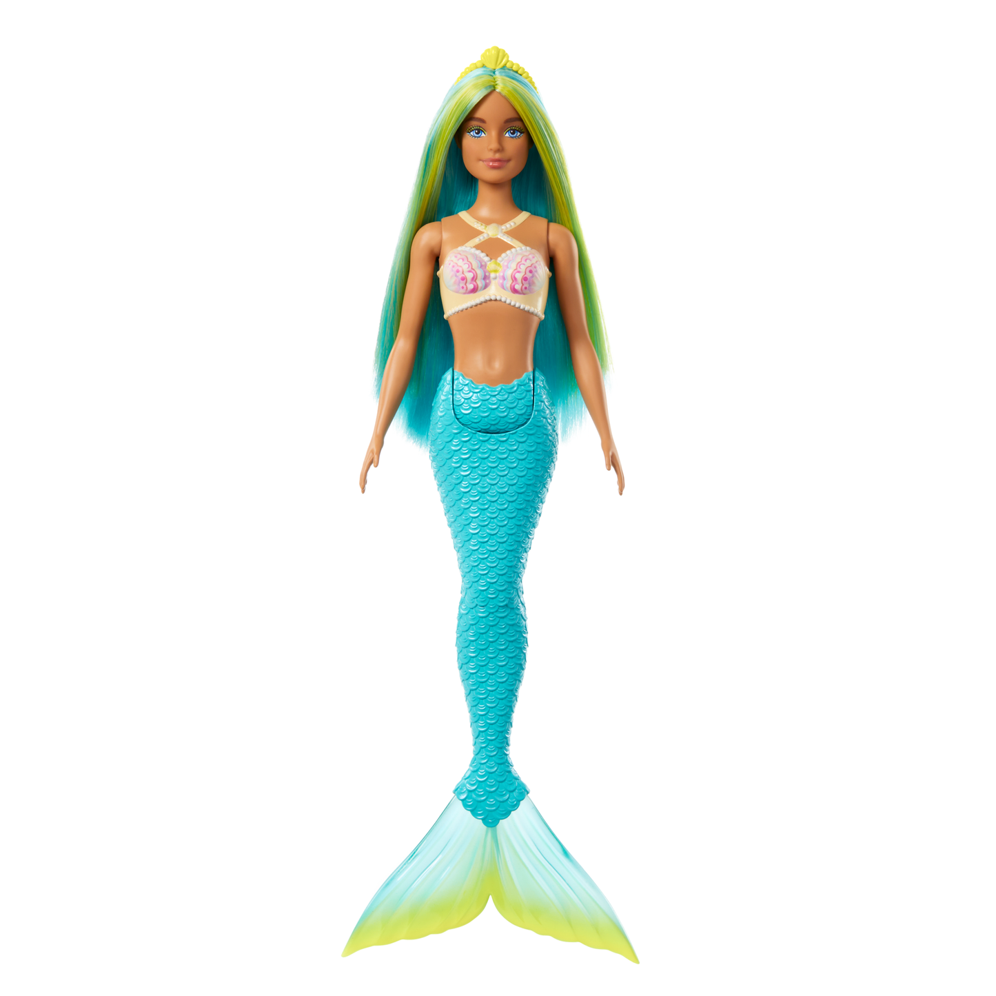 Barbie Mermaid Dolls With Colorful Hair, Tails And Headband Accessories