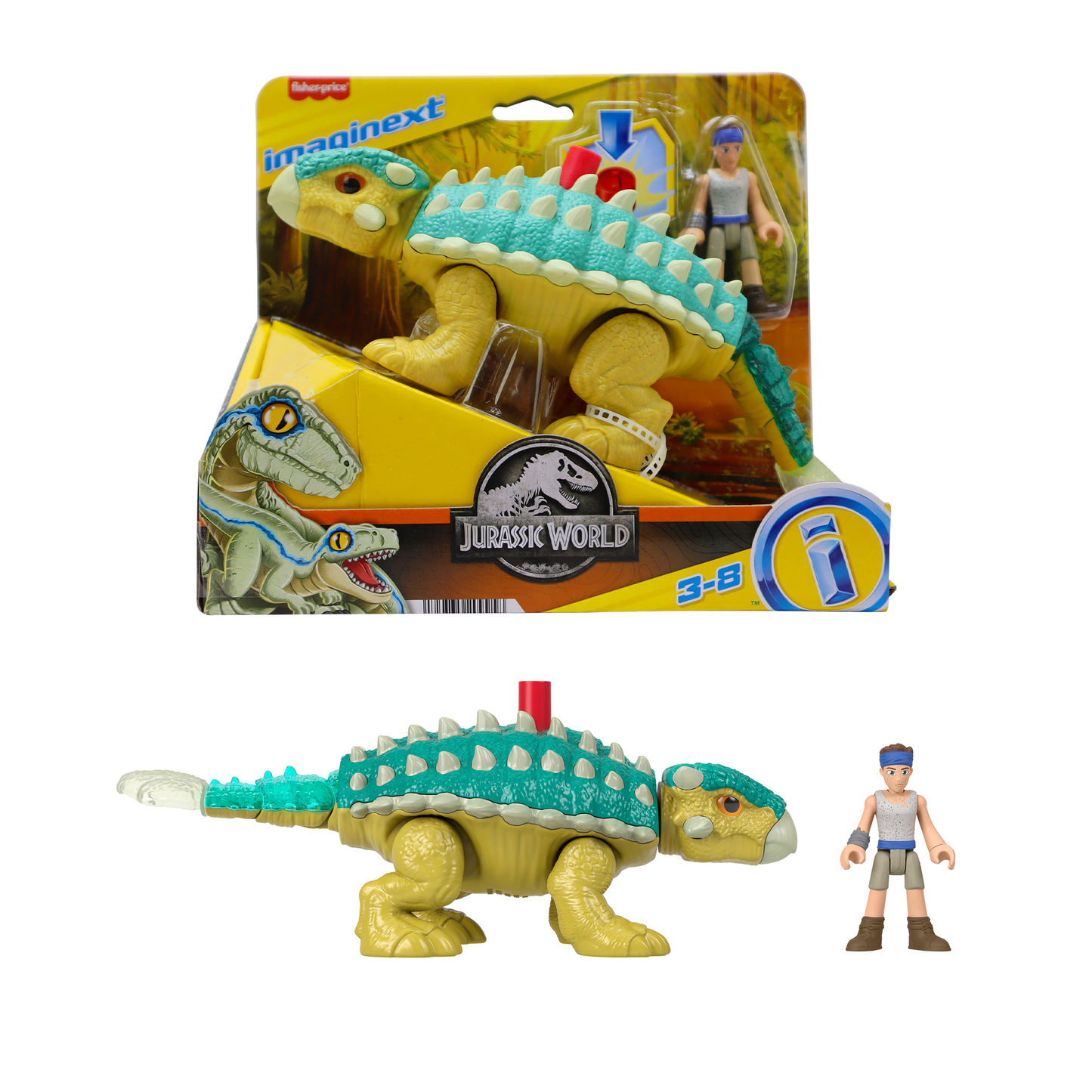 Imaginext  Jurassic World Coffret Figurines  Bumpy et Ben