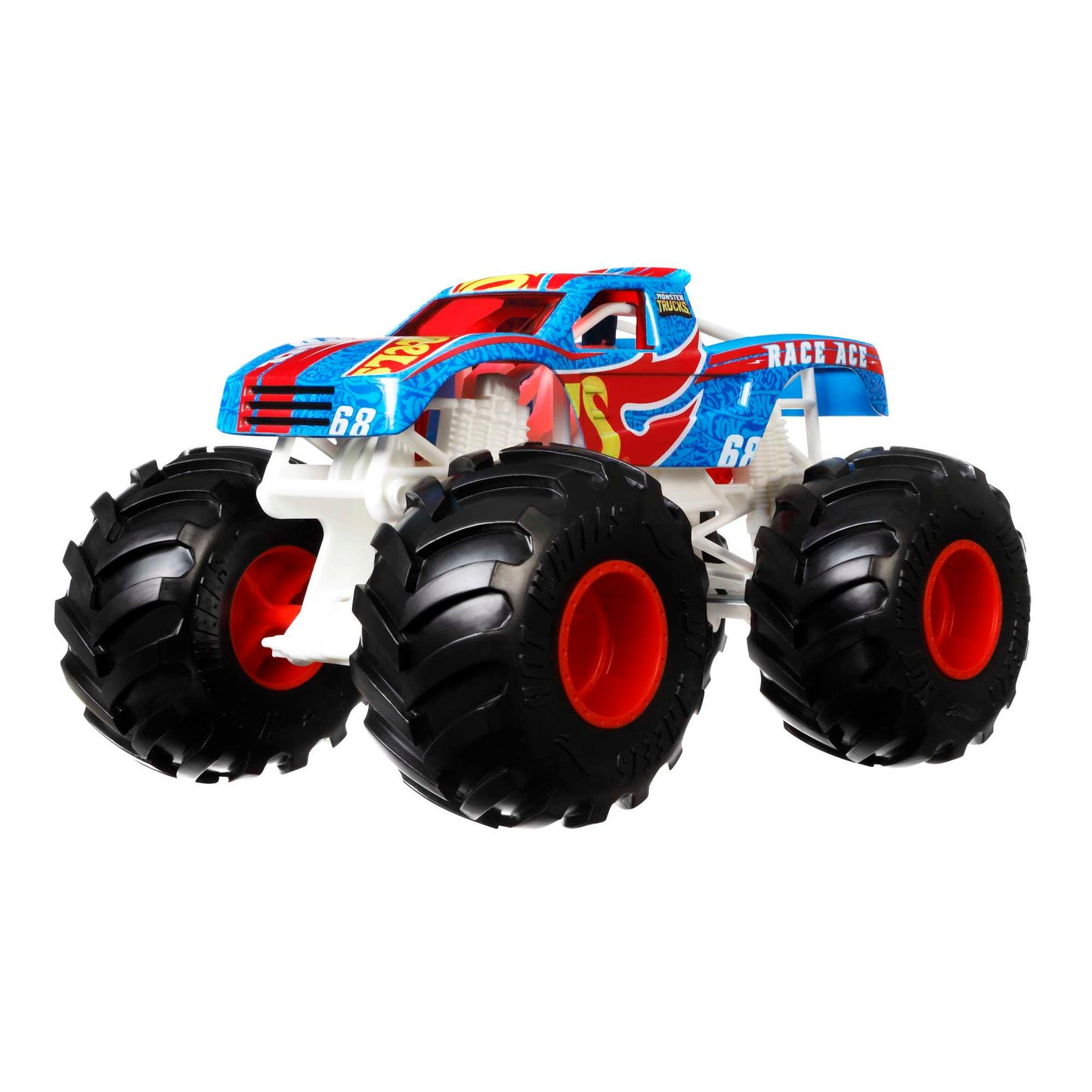 Hot Wheels Monster Trucks Vehículo de Juguete Race Ace Escala 1:24