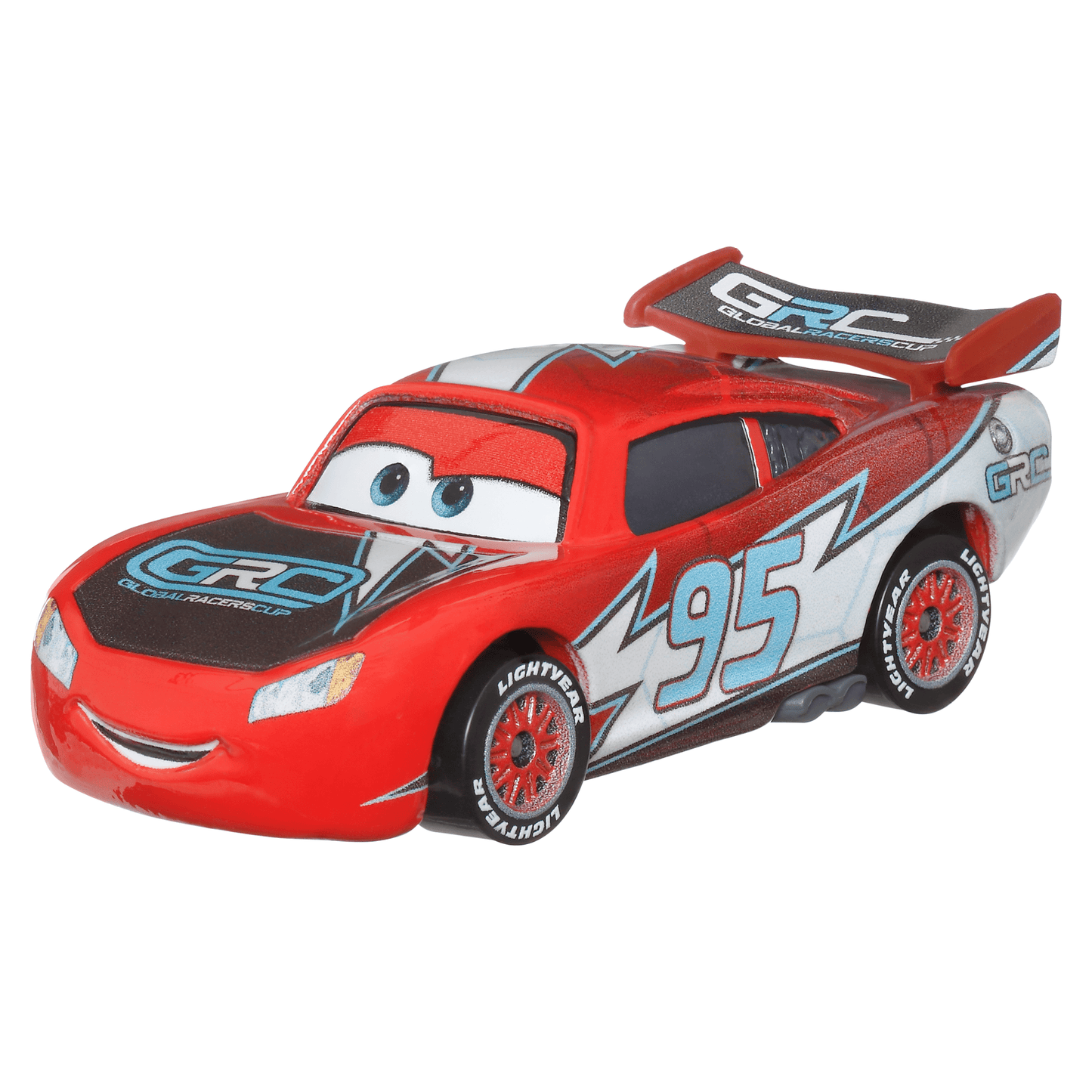 Carros da Disney e Pixar Diecast Veículo de Brinquedo Pacote de 2 Shu Todoroki GRC & Relâmpago Mcqueen GRC