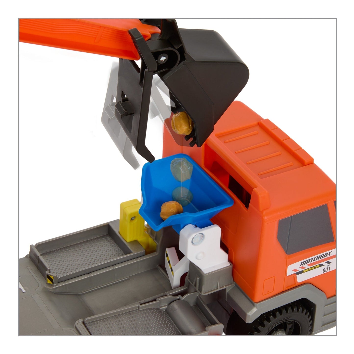Matchbox-Action Drivers-Excavatrice Transformable-Camion de Chantier