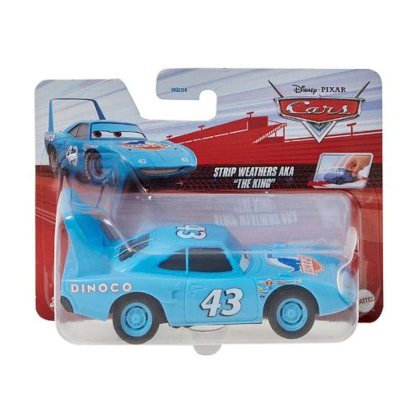 Carros da Disney e Pixar Pullback Veículo de Brinquedo Rei