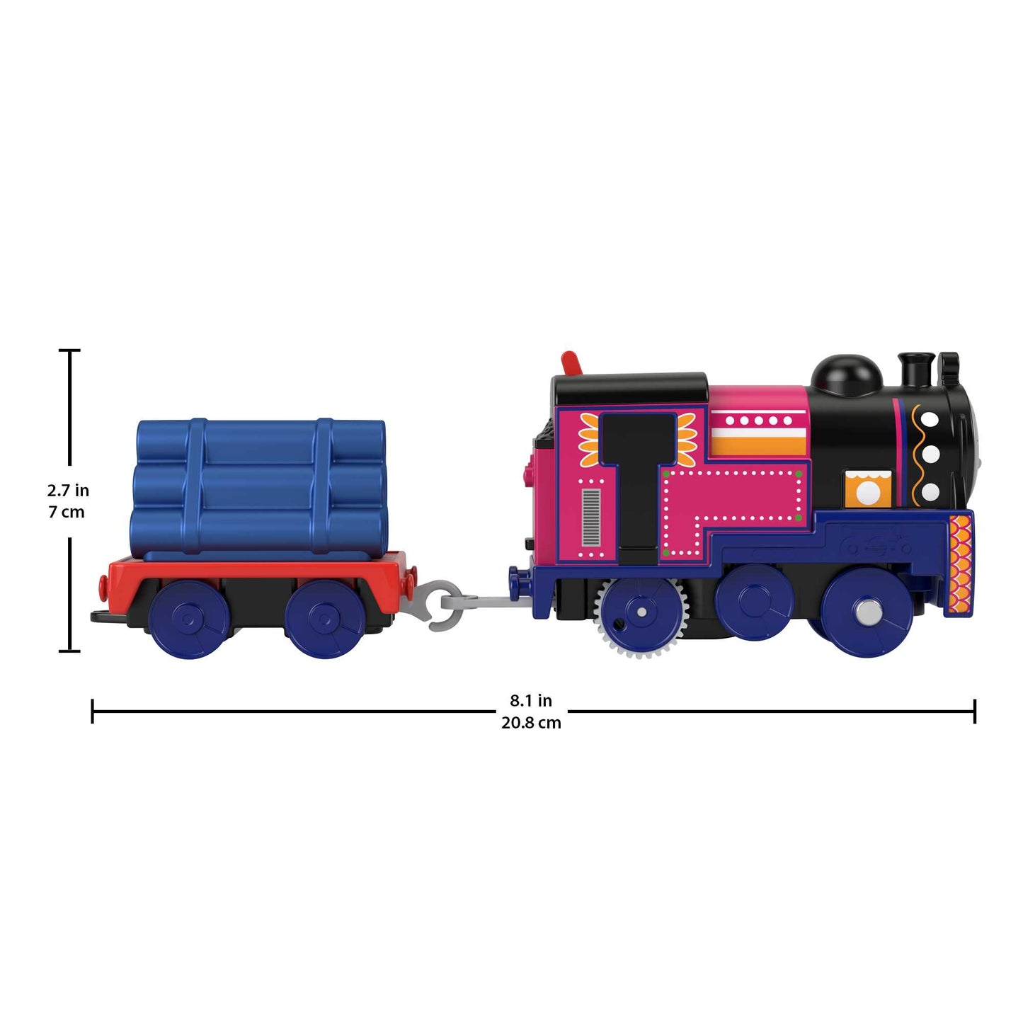 Thomas And Friends Ashima Toy Train, Motorized Engine With Cargo For Preschool Kids