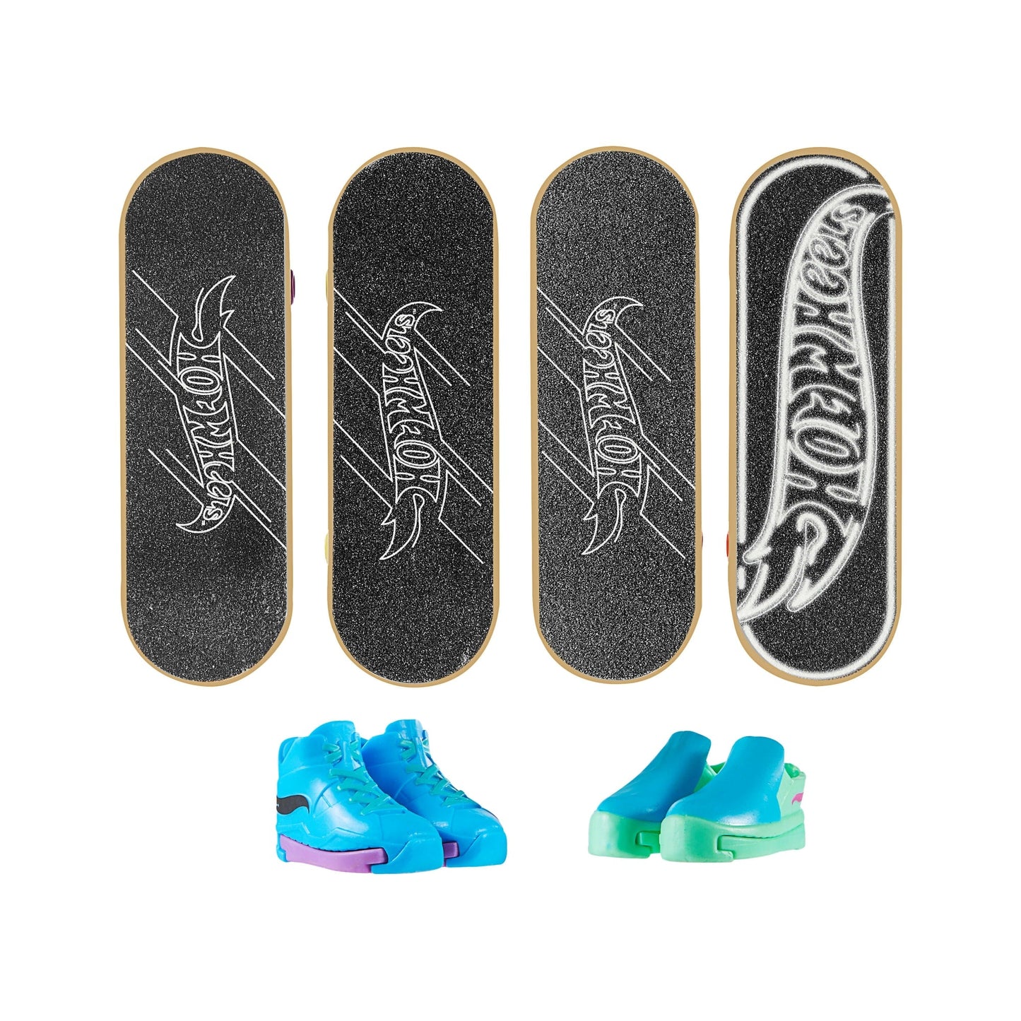 Hot Wheels Skate Tony Hawk Fingerboards & Skate Shoes Multipack