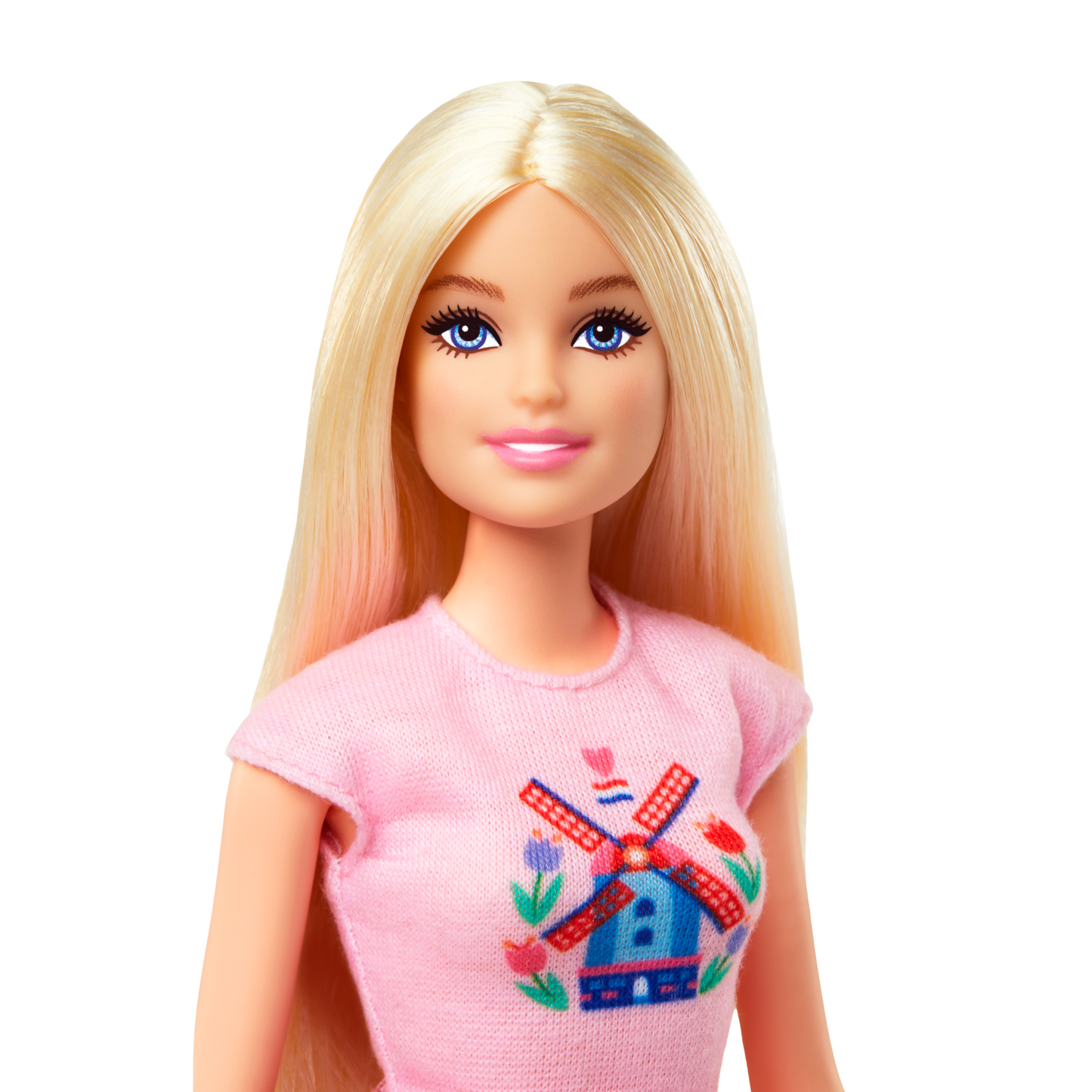 Barbie Passeport Rose Poupée et Coffret de Jeu Aventures en Hollande