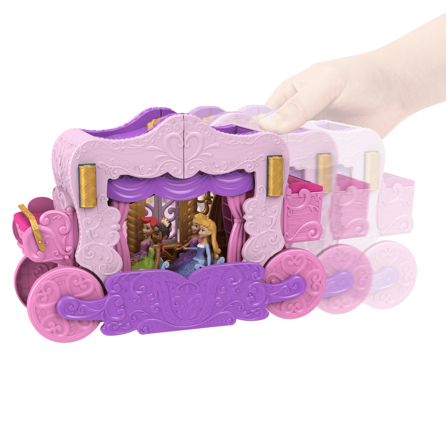 Princesses Disney-Calèche et Château-Coffret Avec Poupée Aurore
