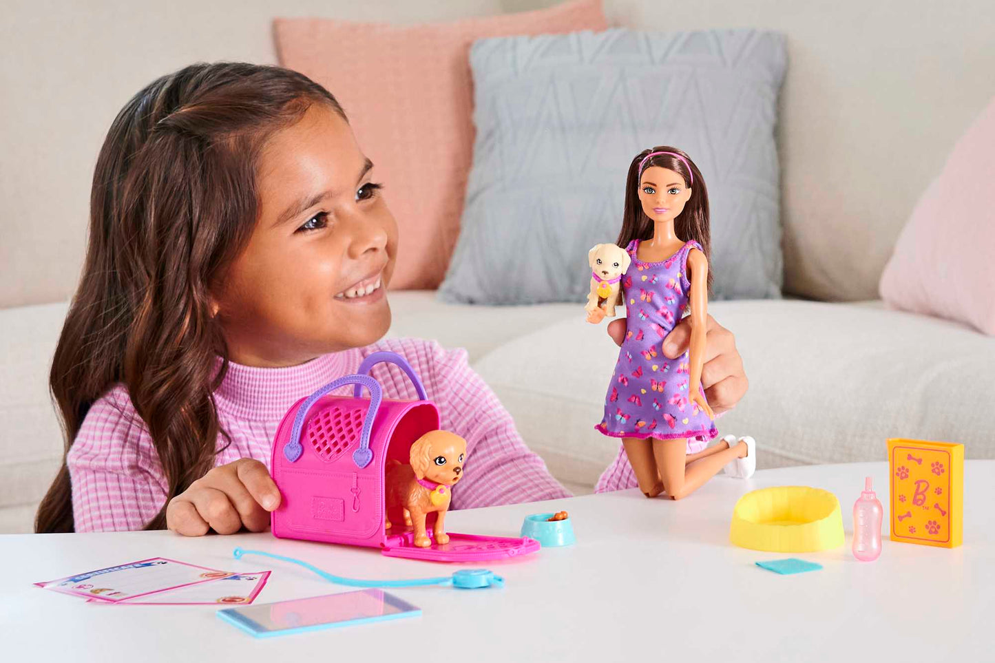 Barbie Set de Juego Adopta un Cachorrito