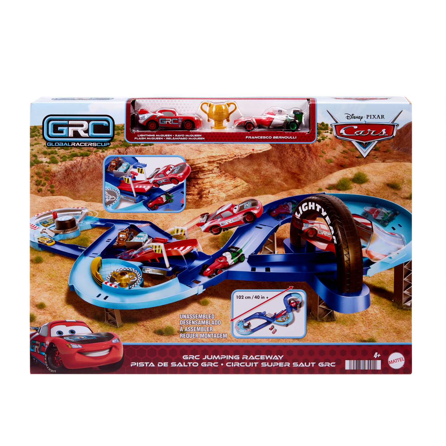 Disneypixar-Cars Piste de Saut Grc-Coffret