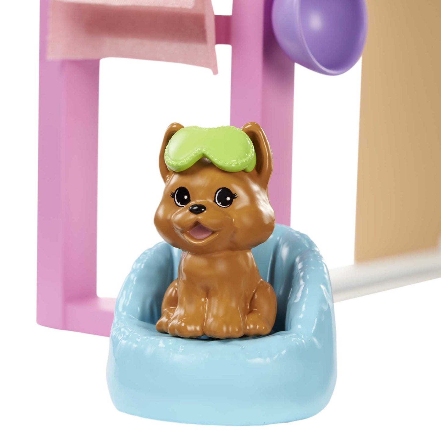 Coffret de Jeu Journée Au Spa et Masque Facial Barbie®, Poupée Barbie® Brunette, Chiot, Jouet à Mouler et Pâte