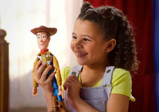 Disney And Pixar Toy Story Roundup Fun Woody Large Talking Figure, 12 inch