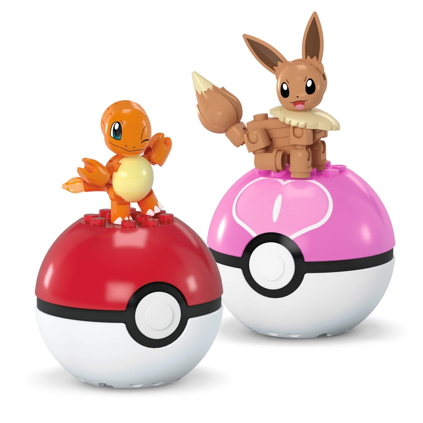 MEGA Pokémon Juguete de Construcción Pokébola Eevee & Charmander