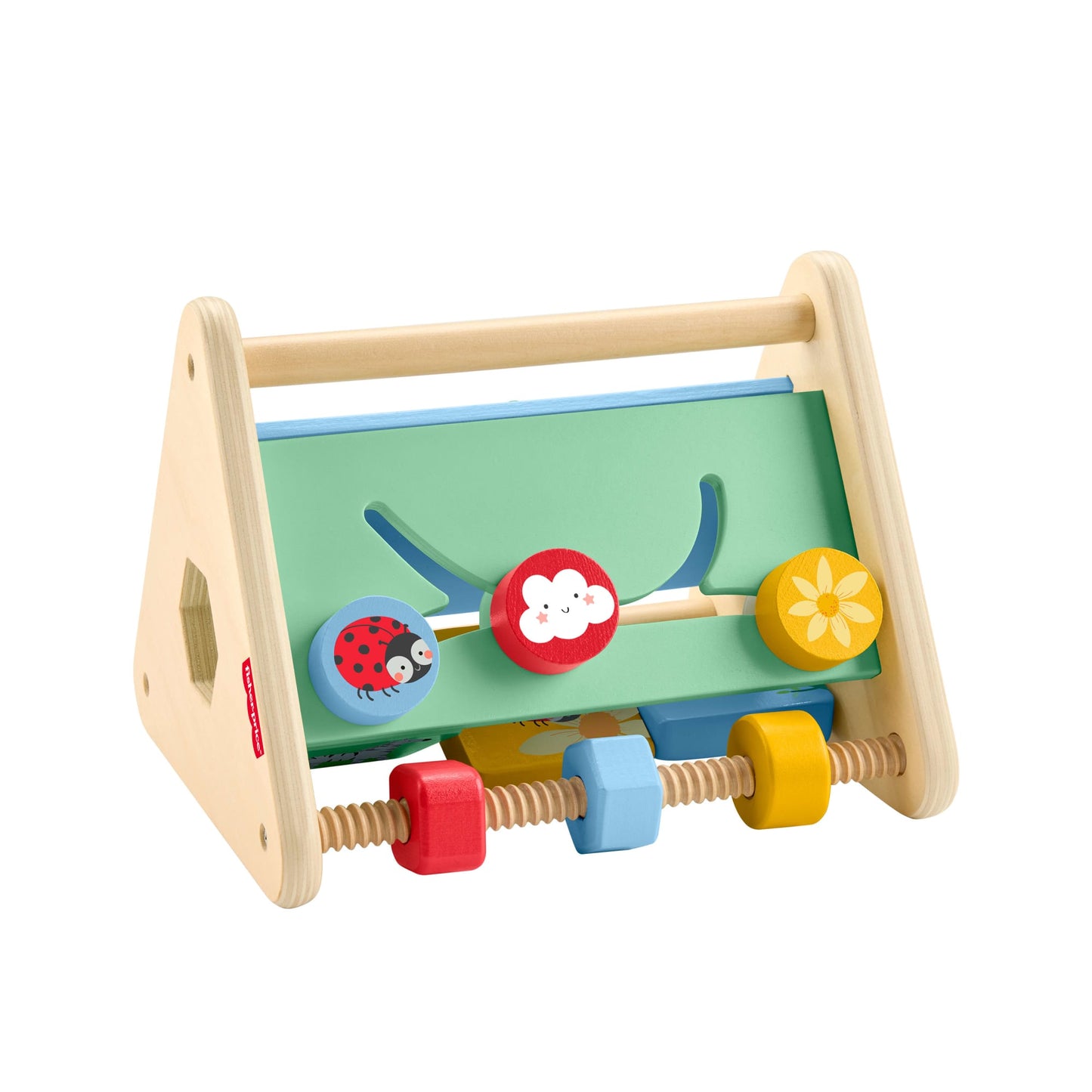 Fisher-Price Brinquedo para Bebês Triângulo de Atividades de Madeira
