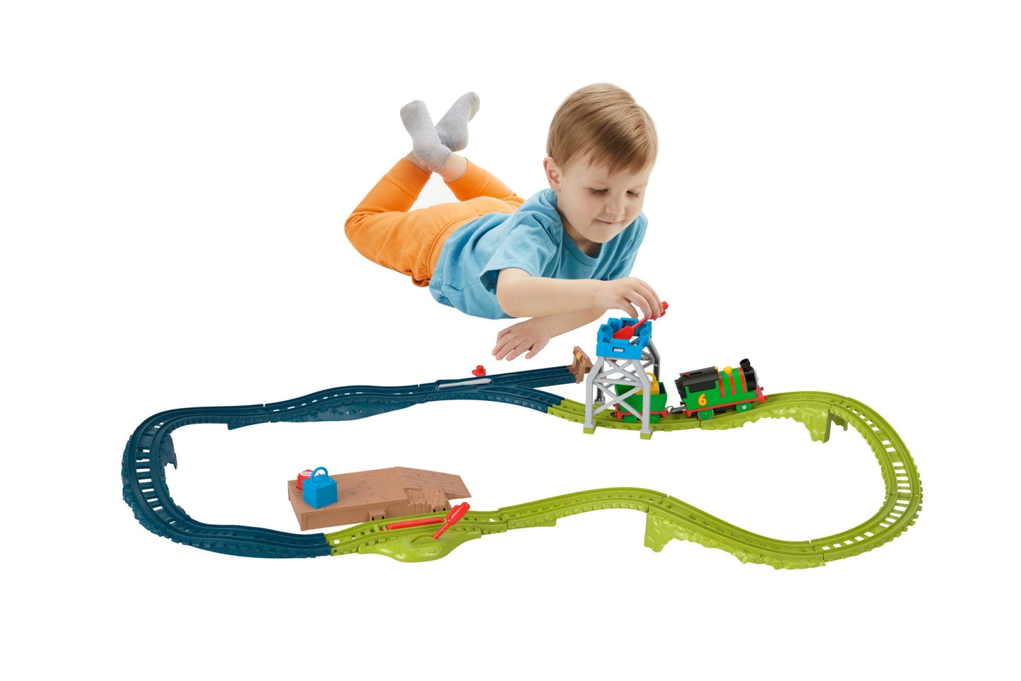 Thomas et ses Amis  Coffret Train et Piste  La Livraison de Percy