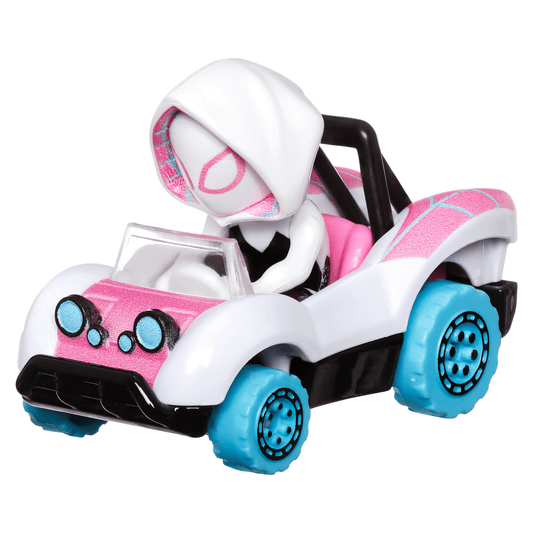 Hot Wheels RacerVerse Vehículo de Juguete Spider-Gwen