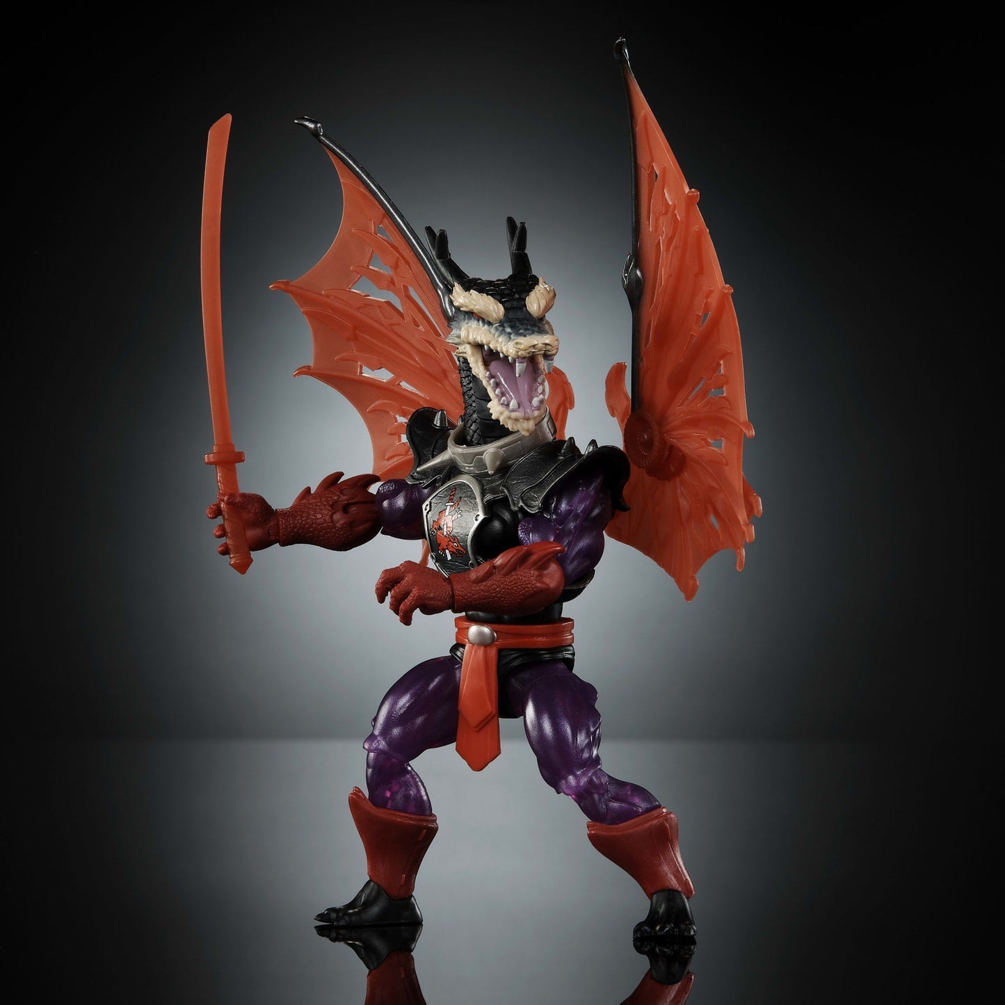 Masters of the Universe Turtles of Grayskull Figura de Acción Mutated Ninjor de 5.5 pulgadas