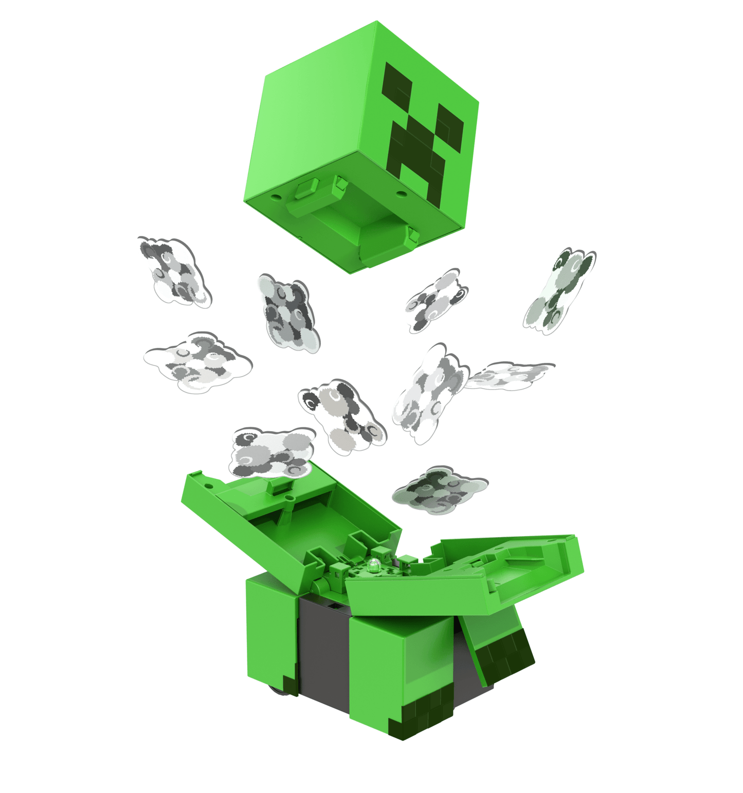 Minecraft Creeper Explosif Télécommandé, Lumières, Sons, Code de Contenu