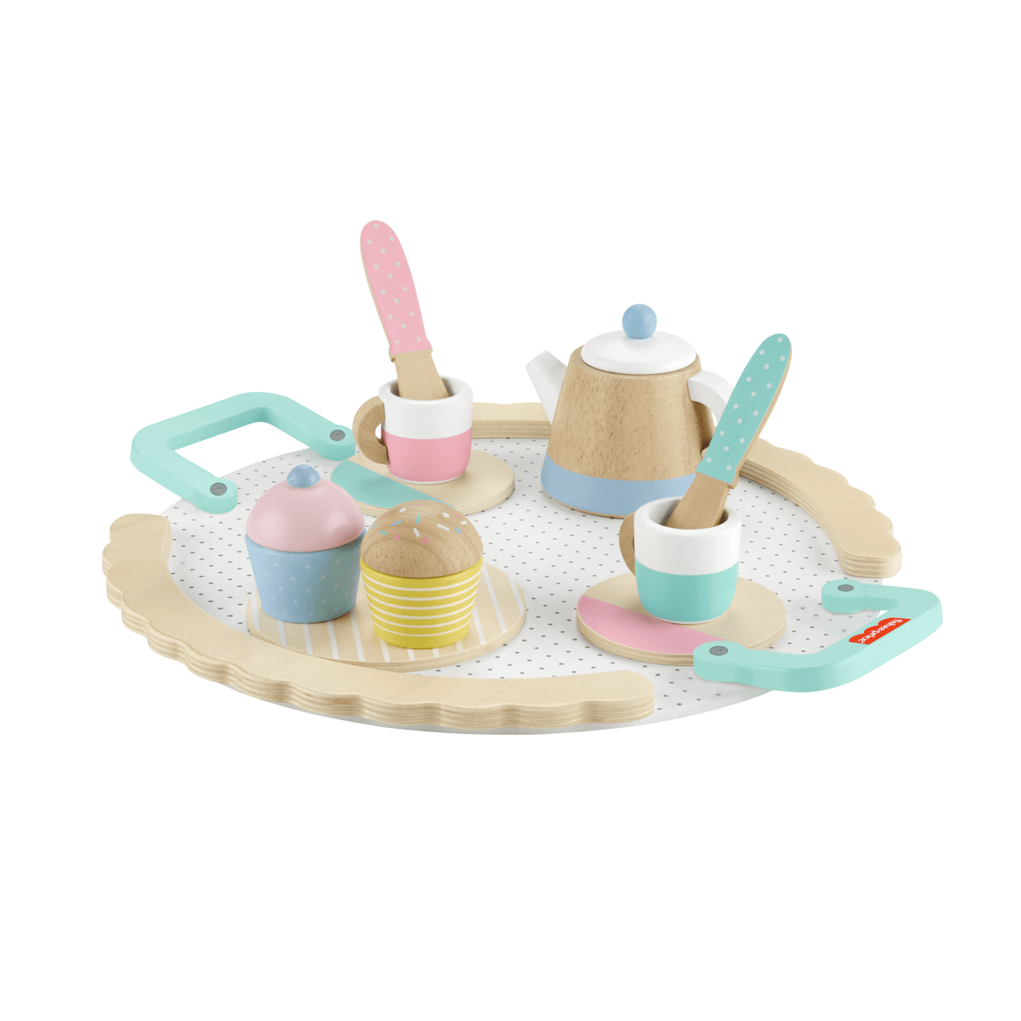 Fisher-Price Juguete para Bebés Juego de Té de Madera
