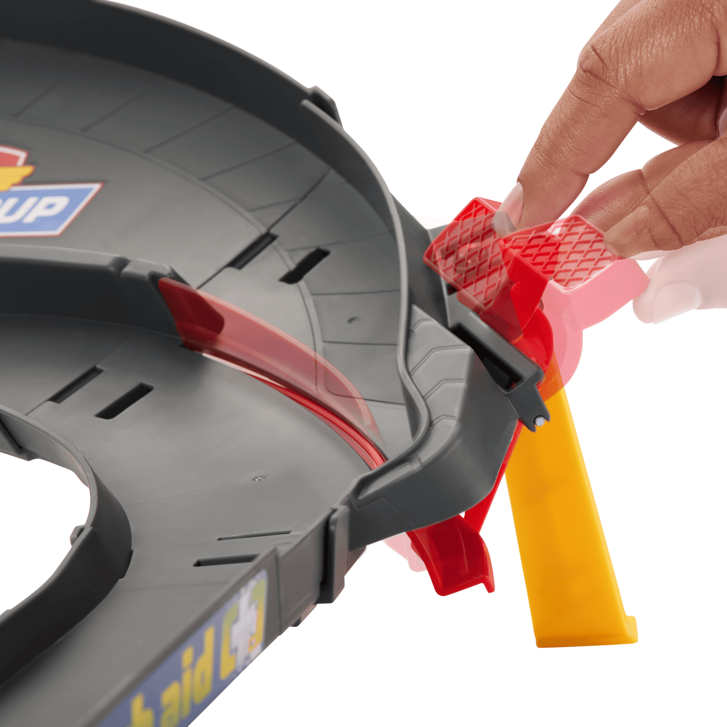 Disney And Pixar Cars Nascar Lane Change Race Playset With 2 Toy Vehicles, Includes Lightning Mcqueen