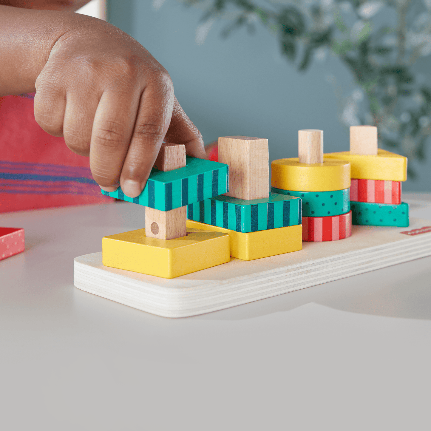 Fisher-Price Brinquedo para Bebês Classificador de Formas de Madeira