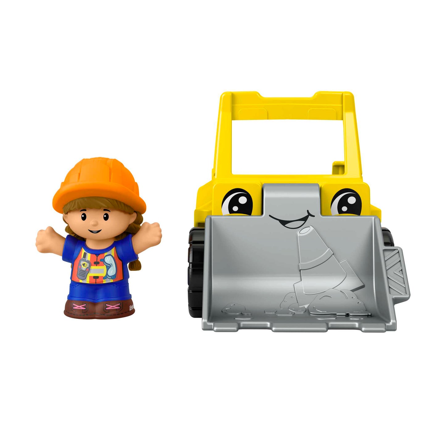 Fisher-Price  Little People  Bulldozer et Figurine, 2Éléments