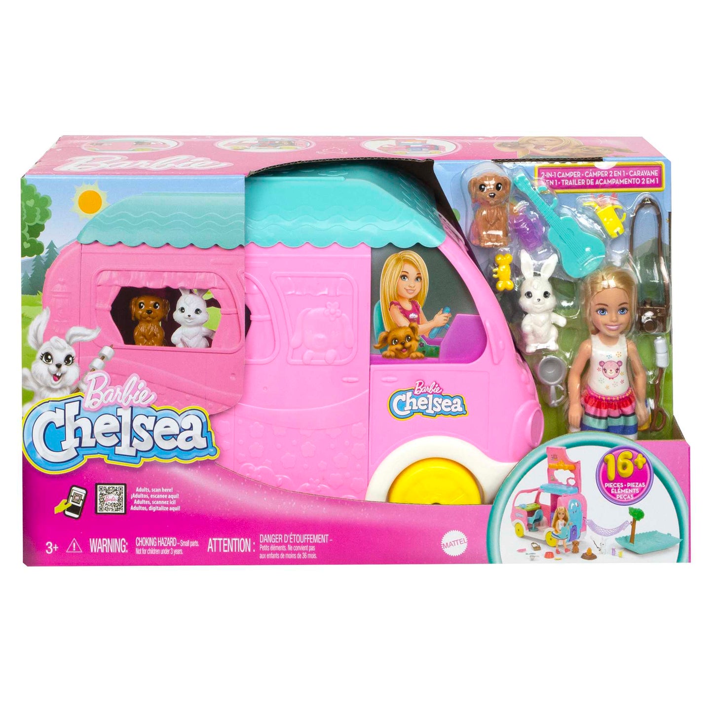 Barbie Vehículo de Juguete Chelsea Nuevo Camper