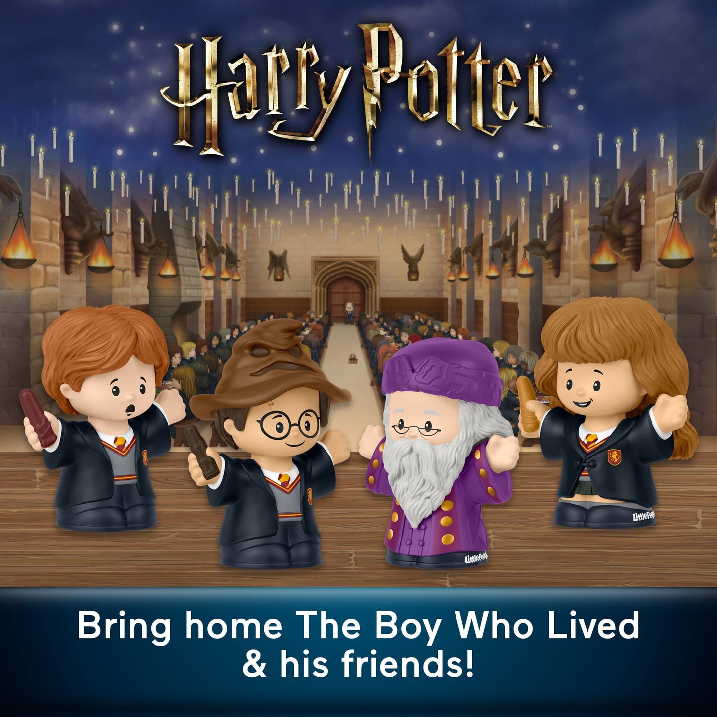Little People Collector Harry Potter And The Sorcerer's Stone Special Edition Set, 4 Figures