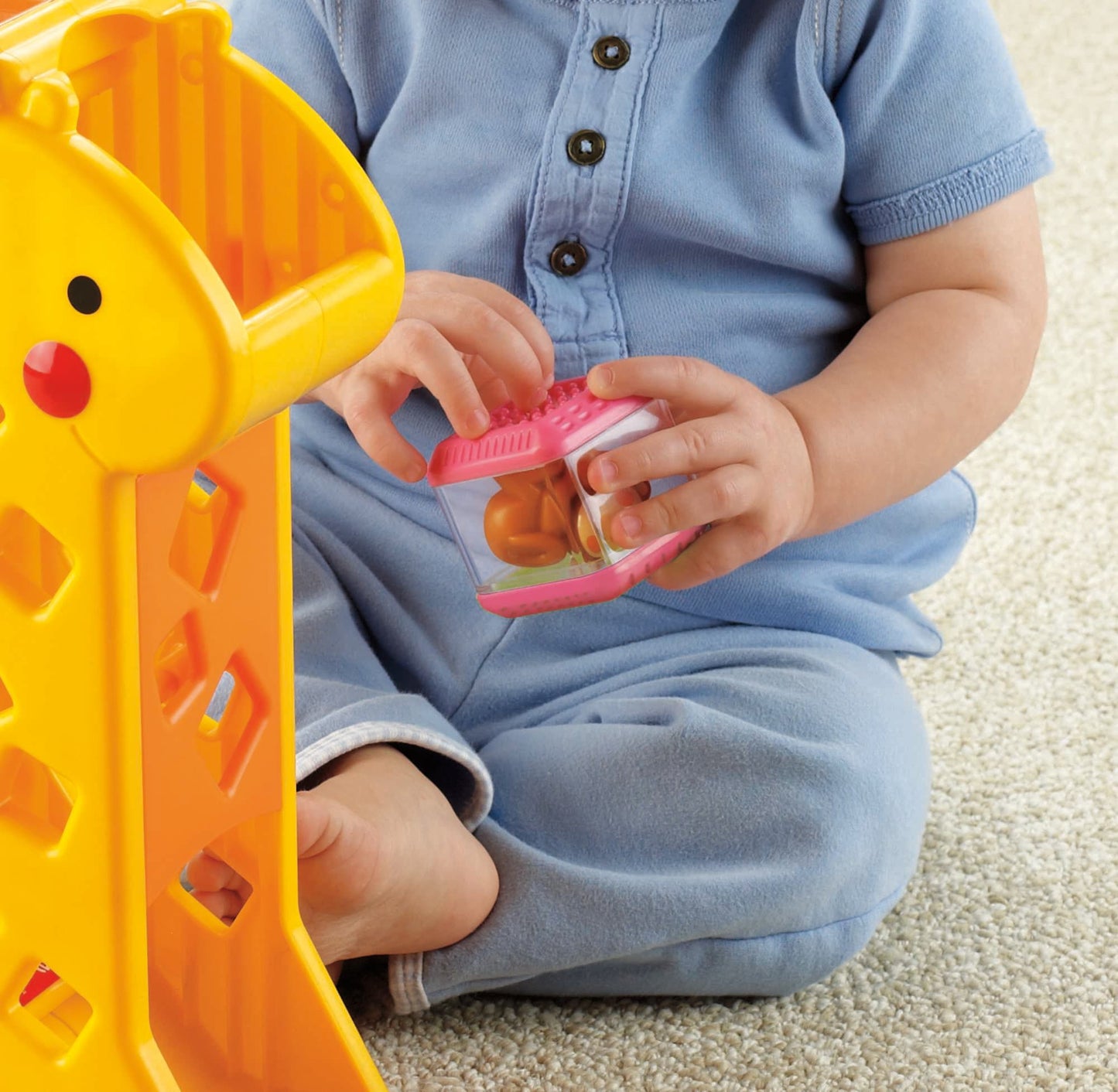 Fisher-Price Juguete para Bebés Jirafa Bloques Divertidos