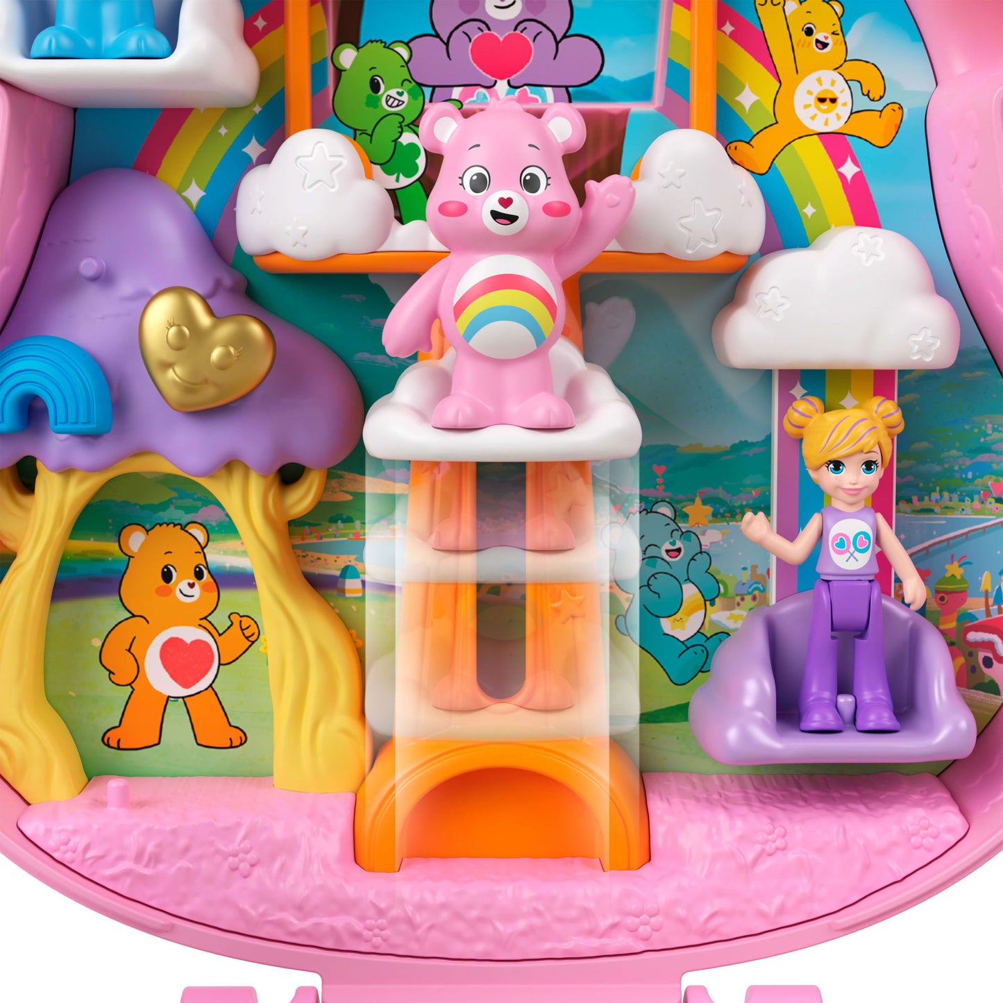 Polly Pocket  Calinours Poupées et Coffrets de Jeu, Véhicule et Acc.
