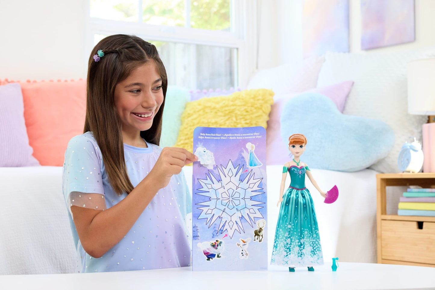 Disney  La Reine des Neiges  Spin & Reveal  Poupée Mode  Anna