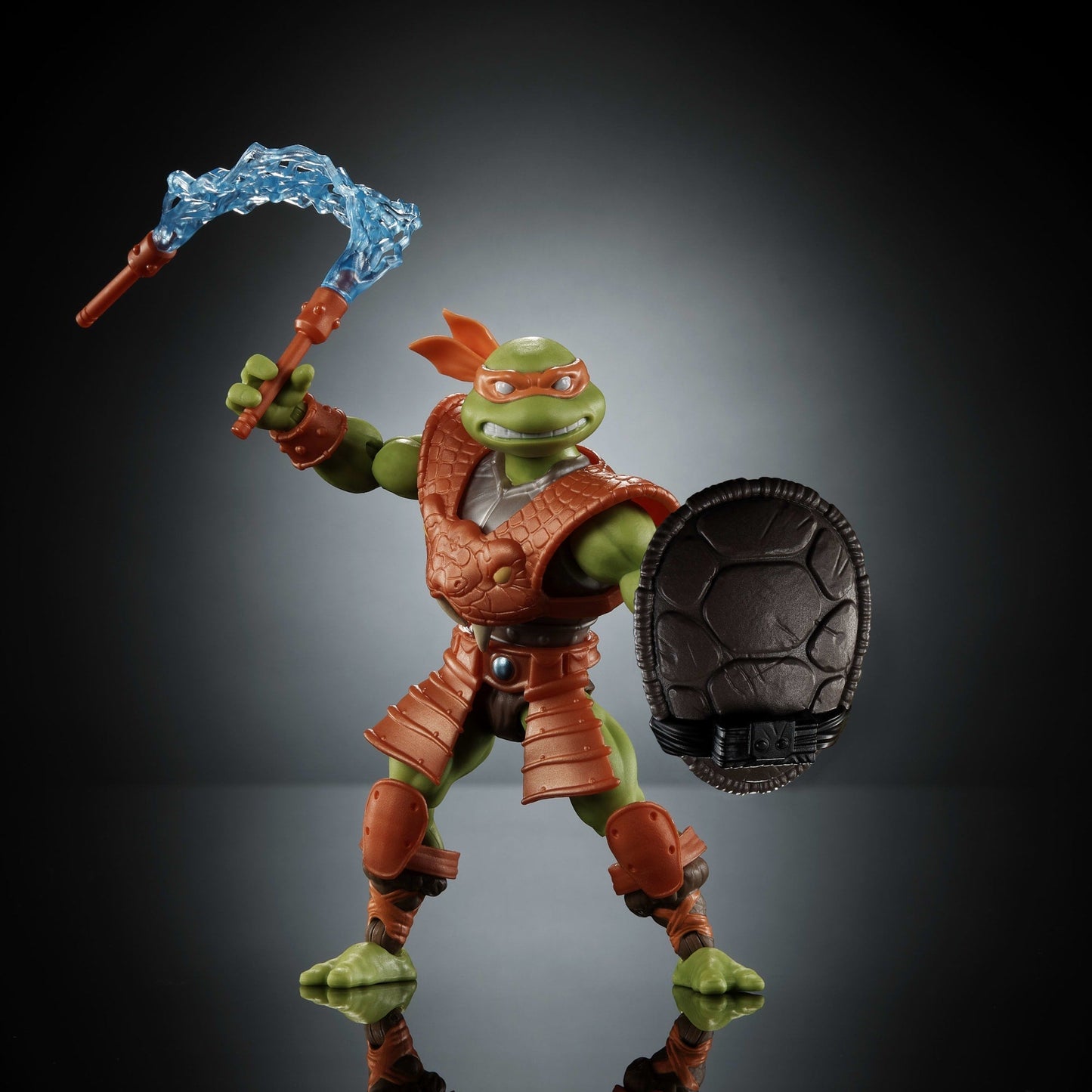 Masters of the Universe Turtles of Grayskull Figura de Acción Michelangelo de 5.5 pulgadas