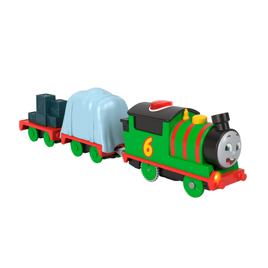 Thomas & Friends Talking Percy Toy Train, Motorized Engine With Phrases & Sounds