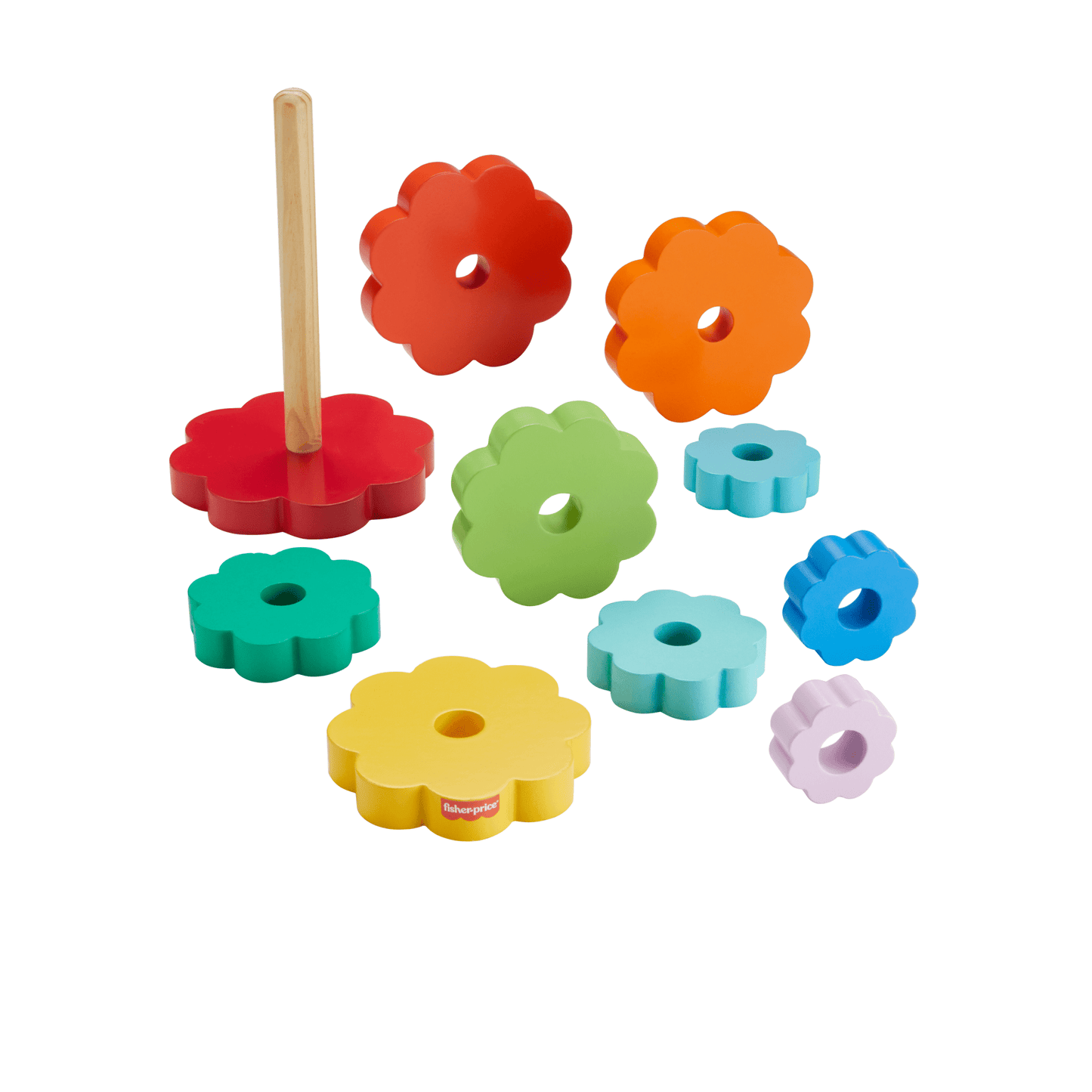 Fisher-Price Juguete para Bebés Anillos Apilables de Madera