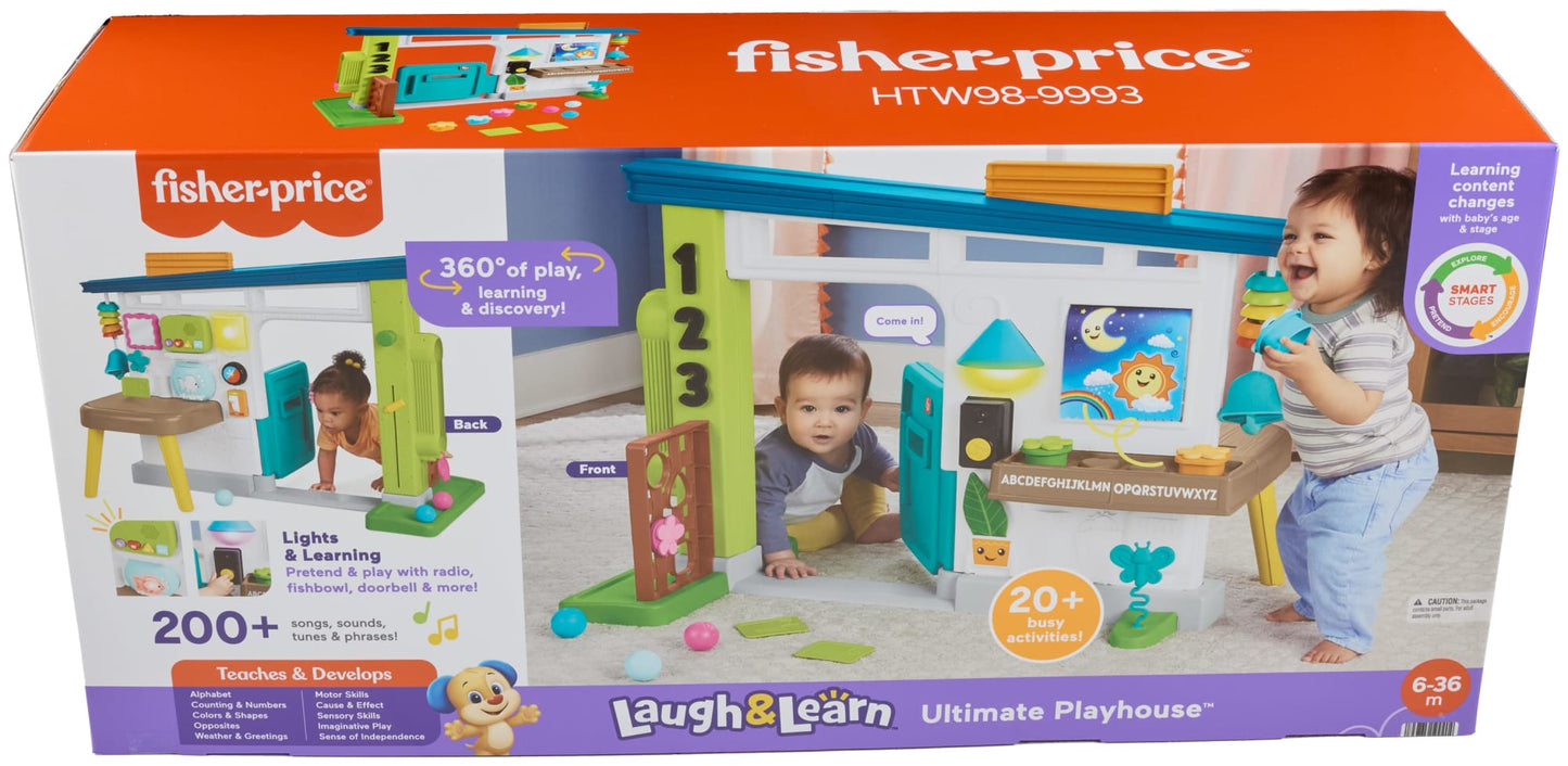 Fisher-Price Laugh & Learn Ultimate Playhouse Baby & Toddler Electronic Learning Toy