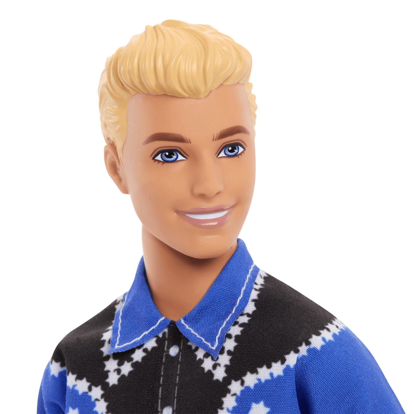 Barbie Fashionista Boneco Ken Camisa Azul e Preta