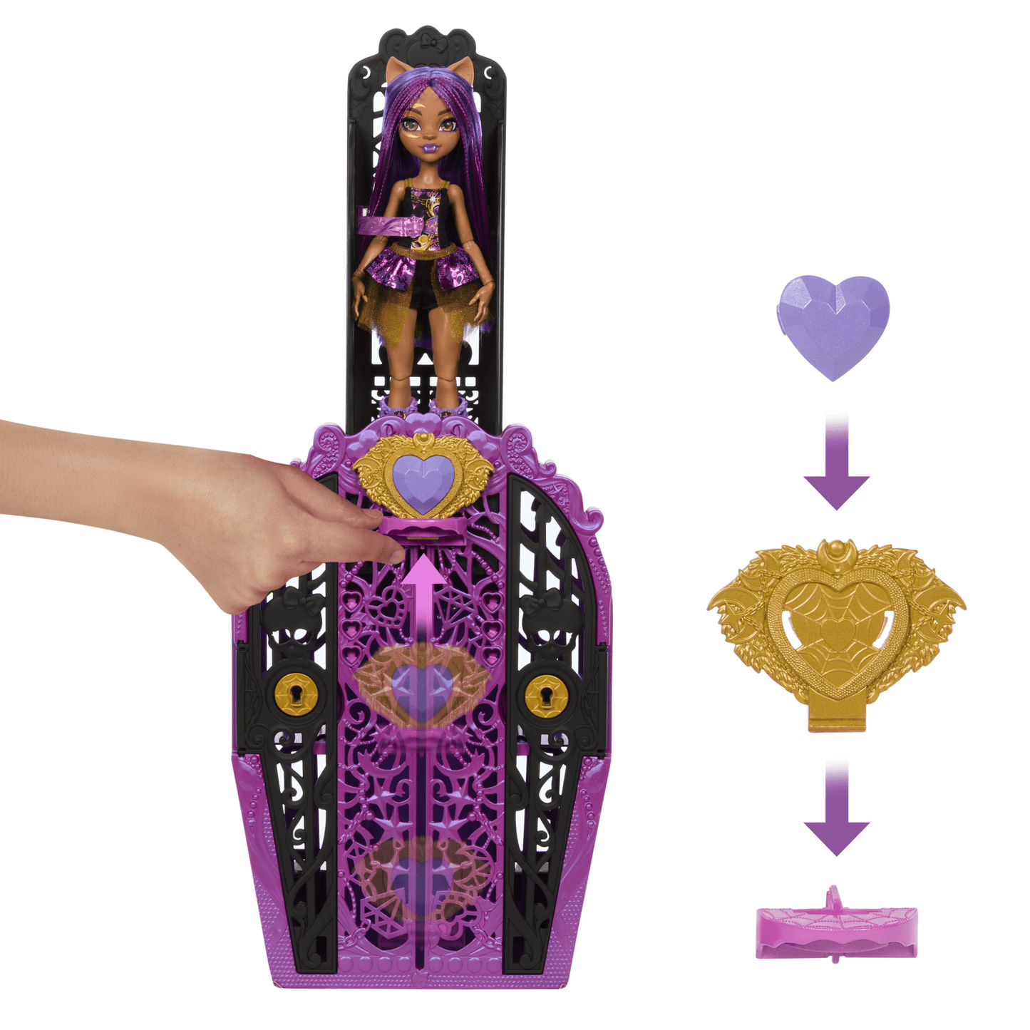 Monster High Monstrueux Secrets Clawdeen Wolf Coffret