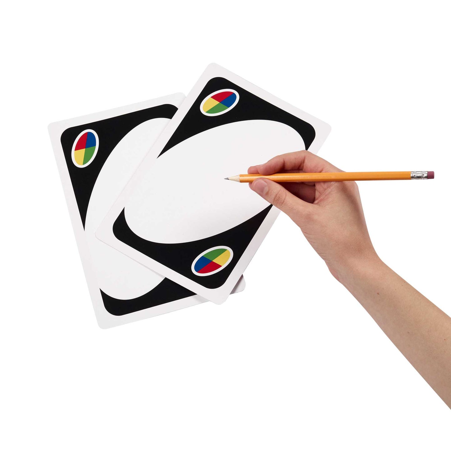 Jeu de Cartes Familial Uno Avec 108Cartes Géantes