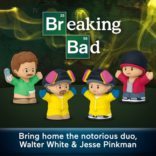Little People Collector Breaking Bad TV Show Special Edition Set For Adults & Fans, 5 Figures