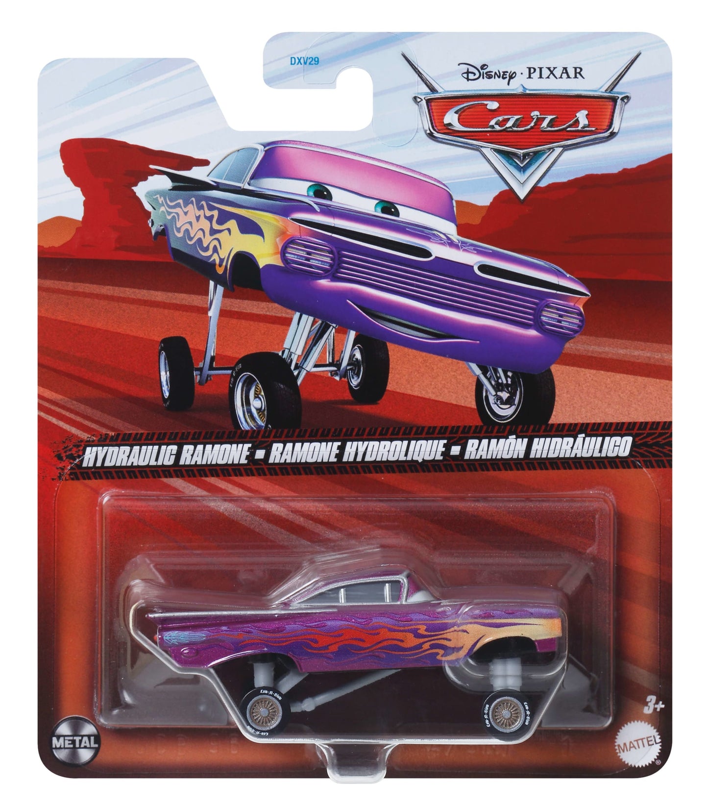 Carros da Disney e Pixar Diecast Veículo de Brinquedo Ramone Hidráulico