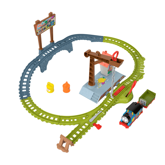 Thomas e Seus Amigos Pista de Brinquedo Entrega de Pintura